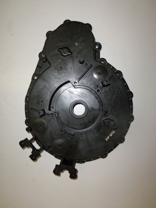 JOHNSON EVINRUDE USED FLYWHEEL COVER ASSEMBLY CARB 60 DEG 150 175 HP P 