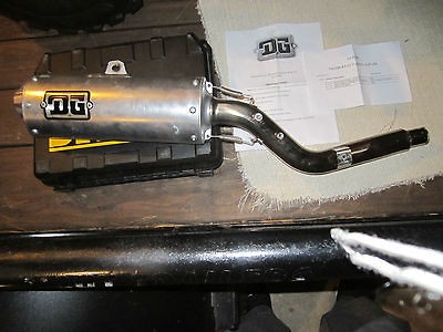 DG O DG Oval TW200 Exhaust (like new, less than 3 miles on it)