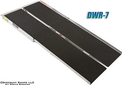 NEW 7 PORTABLE WHEELCHAIR SCO​OTER MULTIFOLD RAMP USA (DWR 7)