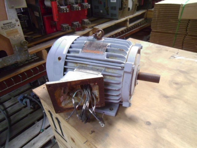 GENERAL ELECTRIC 5KE184CC205P 5HP INDUCTION MOTOR USED