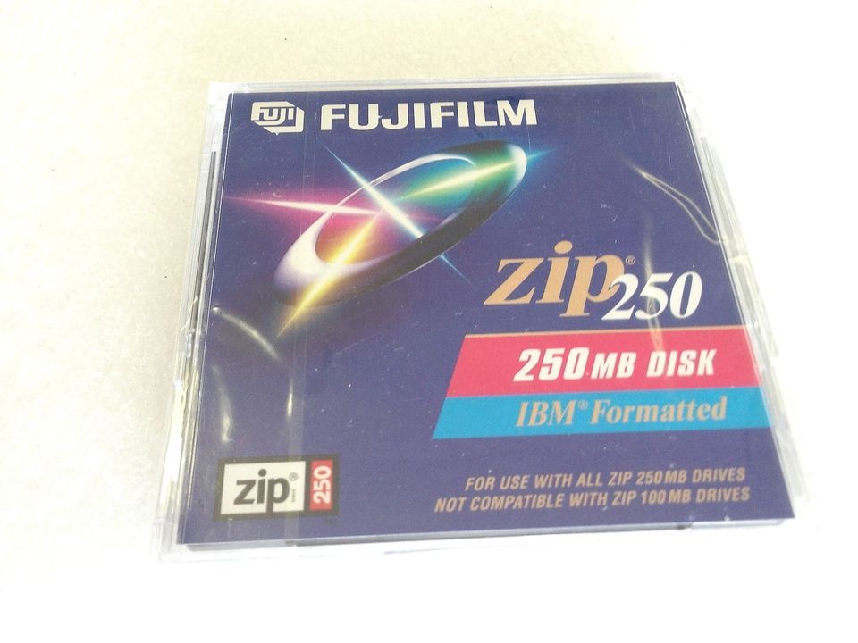 Iomega Internal Zip 250Mb disk FujiFilm Blank New Sealed