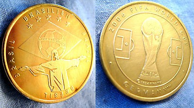 BRAZIL FIFA WORLD CUP Coin Pele Ronaldo Rio 2018 Neymar South America 