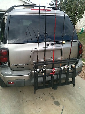 fishing rod holder for suv or truck hitch fishing rod on PopScreen