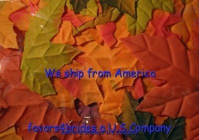 1000 Fall Wedding Maple Leaf Petals Favors Flowers