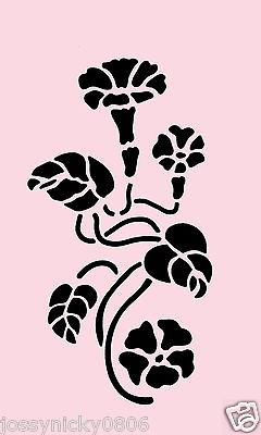 CLIMBING BLOSSOM STENCIL FLOWER FLOWERS STENCILS CRAFT NEW FLEXIBLE 11 