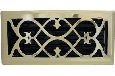 12 Victorian Floor Register / Vent Cover (Six Colors to Choose 