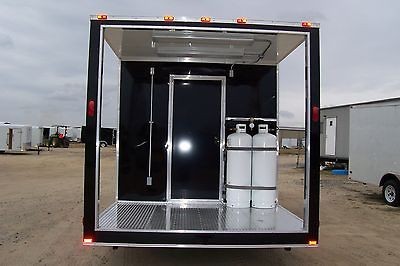 NEW 6x14 6 X 14 Enclosed Concession Food Vending BBQ Porch Trailer 