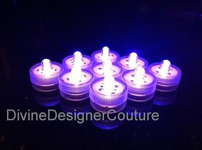   Purple SUBMERSIBLE Wedding Party Lights Floralytes Centerpieces Floral