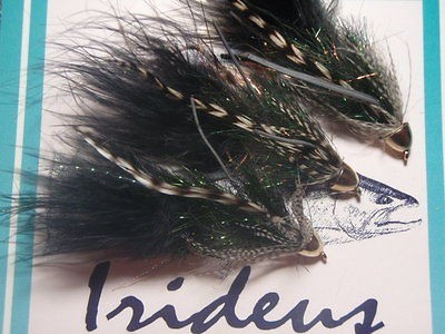   Custom Trout Flies Emerald Torch Streamer Steelhead Fly Fishing Flies