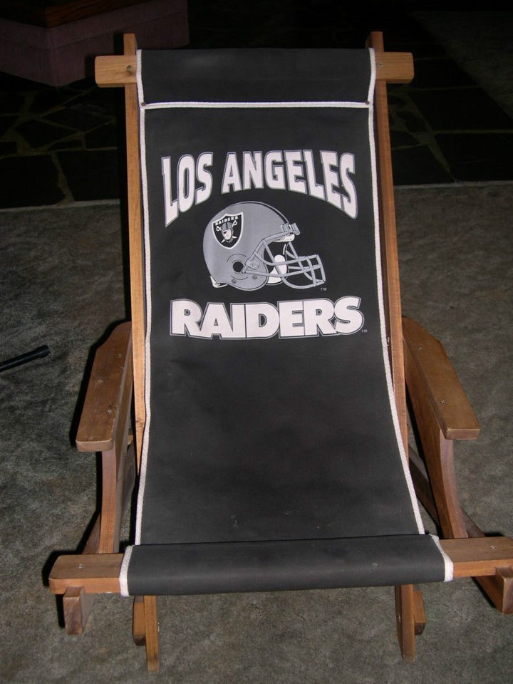 LOS ANGELES RAIDERS FOLDIN​G ROCKING CHAIR