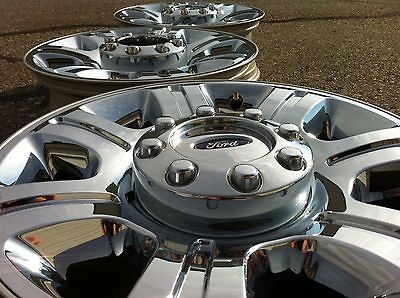   350 RANCH FX4 LARIAT SUPERDUTY POWERSTROKE OEM 20 CHROME WHEELS RIMS