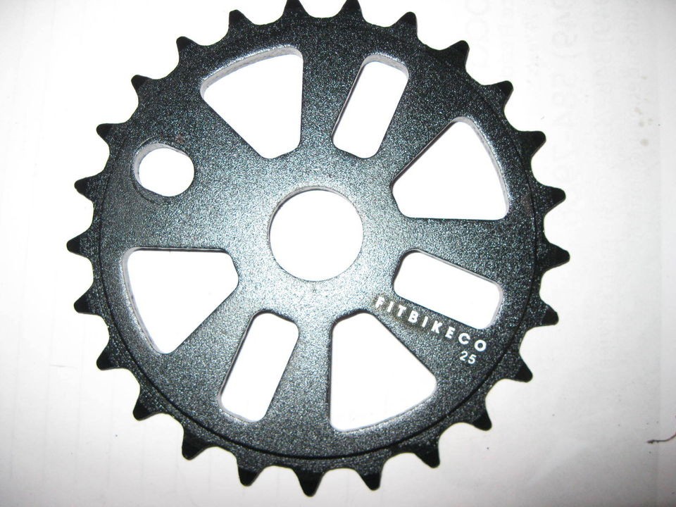 FIT BMX BIKE SPROCKET 25 tooth BLACK freestyle bmx 19mm NEW IB bike 