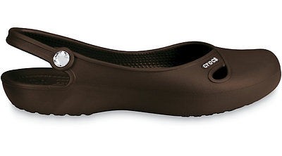 Crocs Olivia Chocolate Womens 11 NWT NEW Mary Jane Dress Comfort NEW