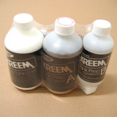 Kreem Tank Liner & Prep Kit Combo Pack for Harley Tanks