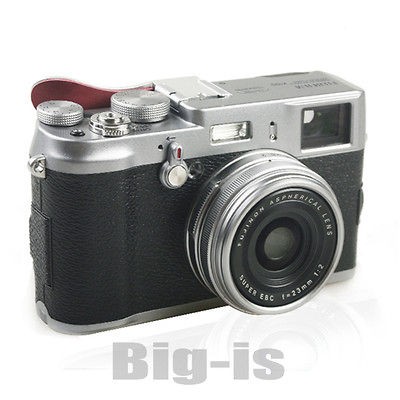   Leather Silver Fujifilm Fuji X100 X 100 Camera Thumb Thumbs Up Grip