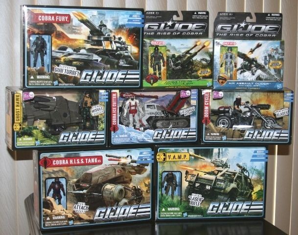 GI JOE Ghost Hawk VAMP Cobra HISS TANK Jungle Terror DOOM Cycle Ice 