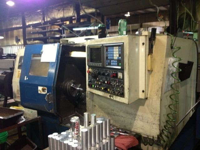 Used Daewoo Puma 8S CNC Turning Center Lathe w/ Tailstock Fanuc 3 jaw 