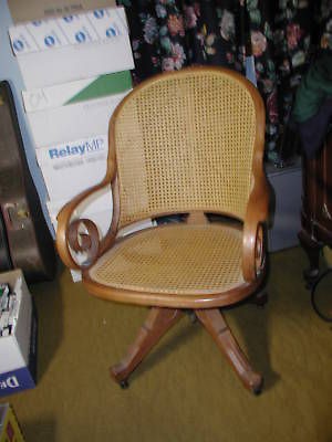 HEYWOOD WAKEFIELD DESK CHAIR GOOD CND 1896 60187 PICKUP