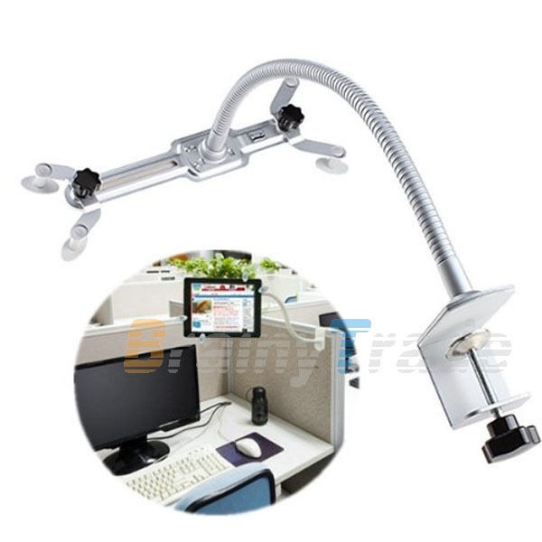 360º Rotating Stretchable Gooseneck Tablet Mount Holder Stand for 