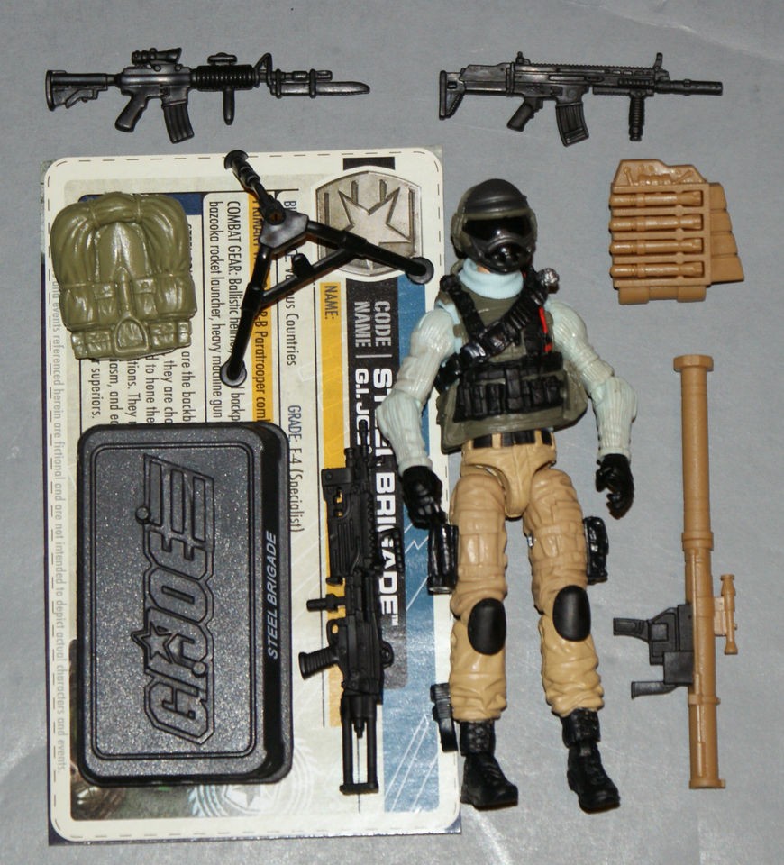 GI JOE COBRA 30th STEEL BRIGADE TROOPER SECOND VERSION LOOSE COMPLETE 