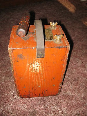 ANTIQUE MINING MACHINE DUPONT #30 BLASTING GENERATOR AUTHENTIC