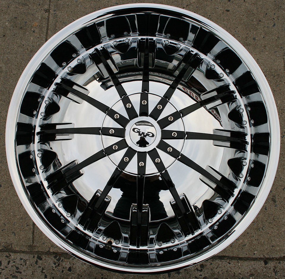 GWG GENESIS G25 24 CHROME RIMS WHEELS CHEVROLET TRAILBLAZER