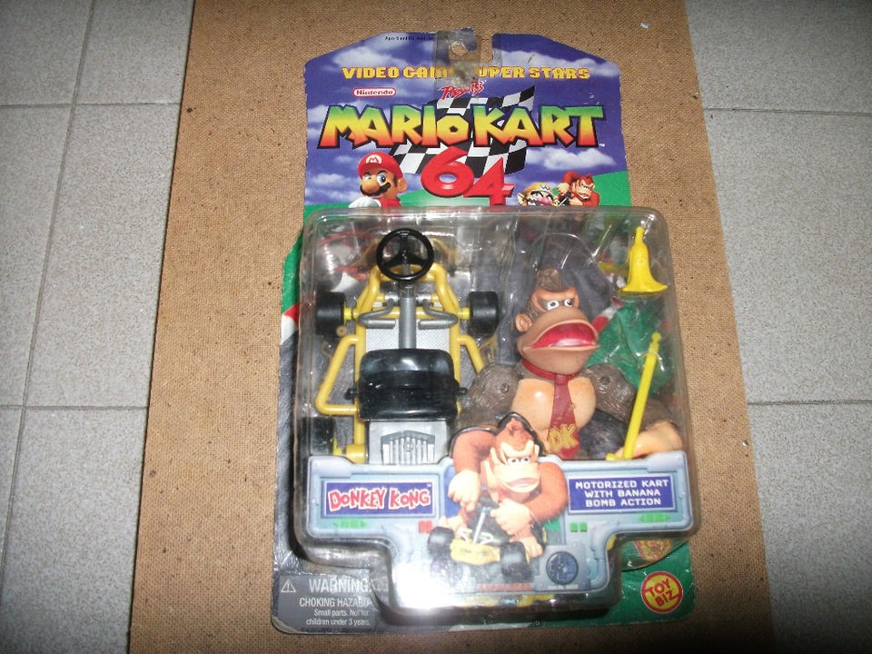 Mario Kart 64 DK DONKEY KONG Figure with Kart   RARE