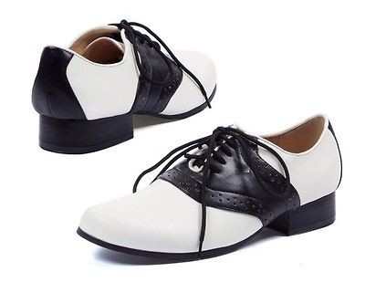 50S SADDLE SHOES POODLE SKIRT SOCK HOP SCHOOLGIRL COSTUME OXFORD 