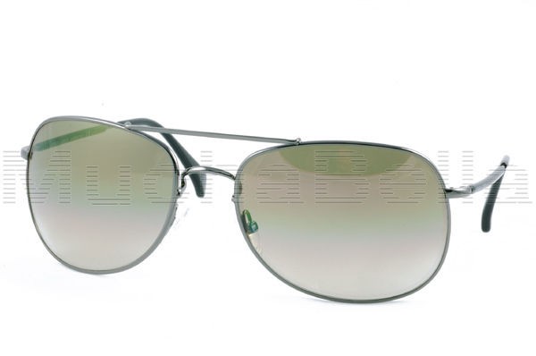 GIORGIO ARMANI SUNGLASSES GA 840 KJ1HP GUNMETAL AVIATORS MENS NEW