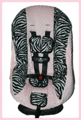 Toddler Baby Minky CAR SEAT COVER ZOE fits Britax Graco