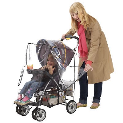 Jeep Brand Deluxe Rain/Wind Cover fits Most Standard Strollers 1506