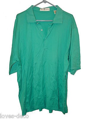 Polo Golf Shirt, Fairway & Greene, Turquoise Blue 100% mercerize​d 