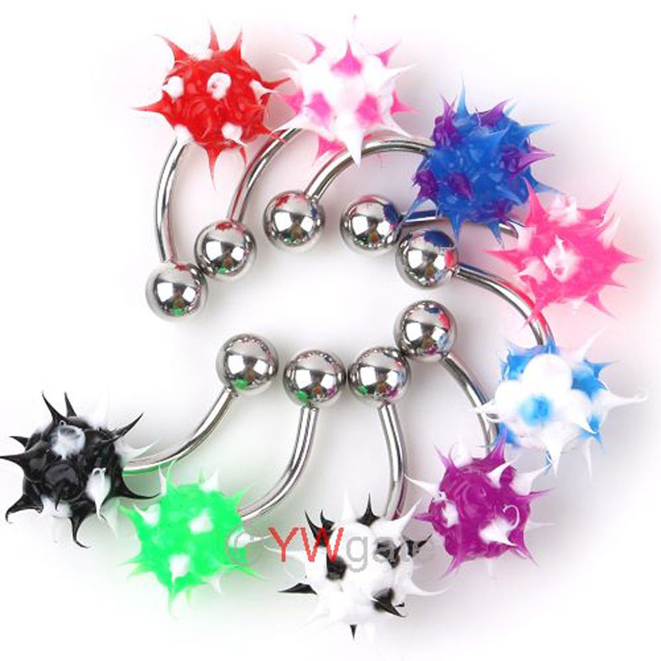 wholesale lots 4 40pcs body piercing jewelry navel belly button rings 