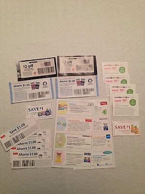 Baby Coupons LOT TARGET, , Babies r Us,Nuk Gerber A&D 