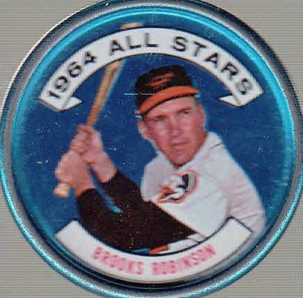 1964 Topps Coin Brooks Robinson Coin # 125 EX Nice Coin