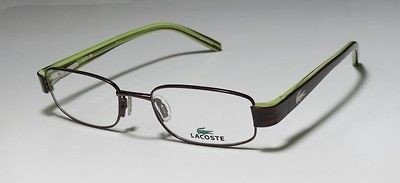   12237 49 18 135 DEMO LENS BROWN/GREEN EYEGLASS/GLASSES/FRAMES UNISEX