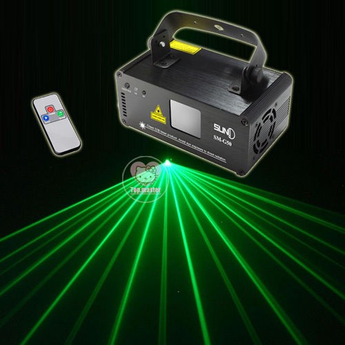SUNY Remote 50mw Green Laser Stage Lighting Scanner DJ Disco Party 