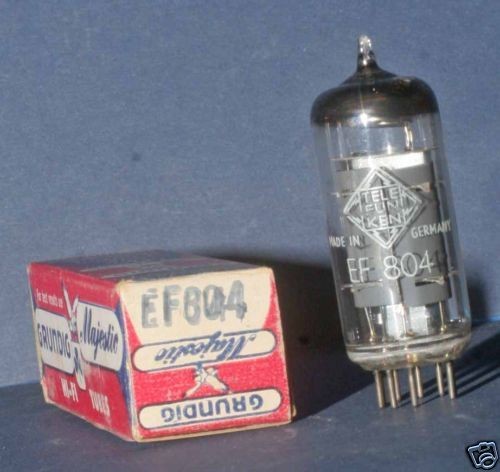 One NOS Vacuum Tube EF804 Telefunken Grundig