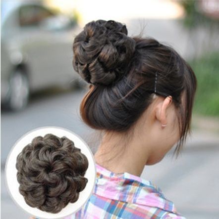 hair bun wig in Clothing, 