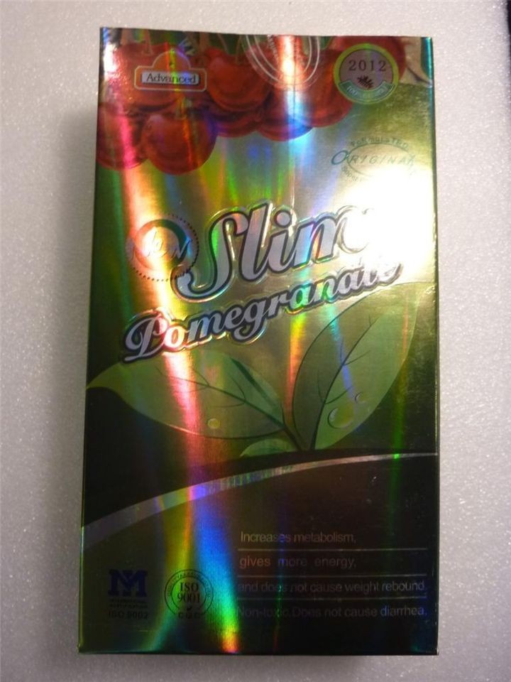 2012 ADVANCED SLIM POMEGRANATE SLIMMING CAPSULES 30 Capsules Per Box