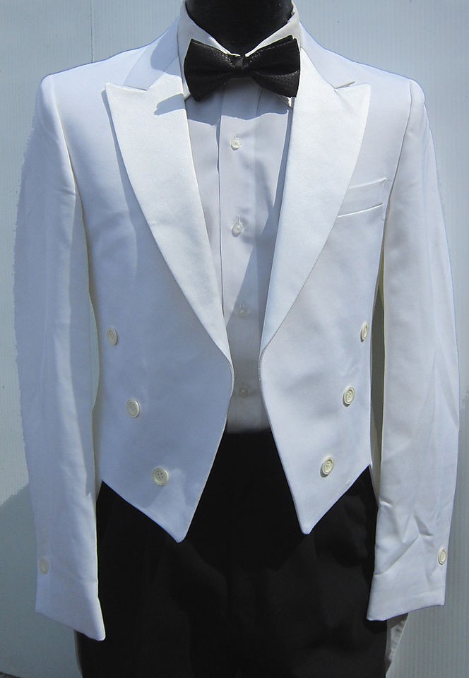   Six Button Peak Tuxedo Tailcoat Halloween Costume Theater Cheap 39L