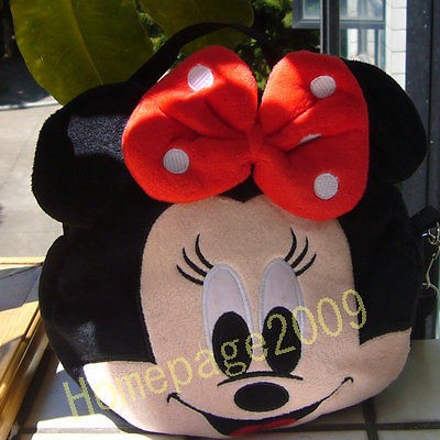   DISNEY MINNIE INFANT GIRL DRESSING UP 2 ZIPPERS SHOULDER BAG HANDBAG