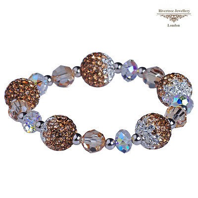 Hign End Parisian Chic Genuine Swarovski Crystal Bead Shamballa 