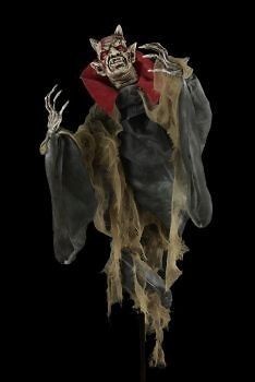   Bendable Demon Devil   4 Foot   Halloween Haunted House Prop   AM697