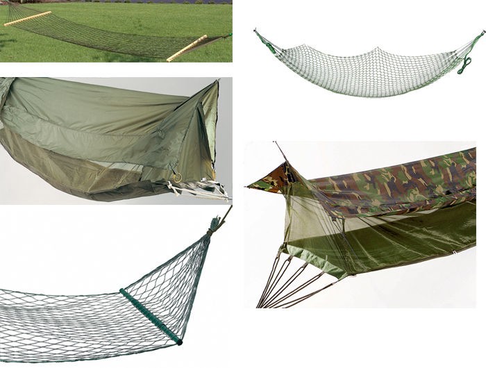 Military Style Comfortable Backyard HANGING HAMMOCKS