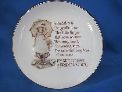 Vintage Holly Hobbie Lasting Memories Friendship Friend Collector 