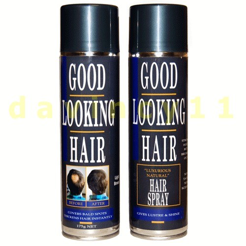 GLH Good Looking Hair Spray COLOR 175G. & Covering Hairspray 175G 