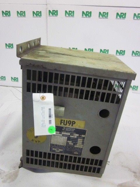 HAMMOND FU9P 1 PHASE TRANSFORMER 5KVA PRIMARY 600V SECONDARY 100V TYPE 