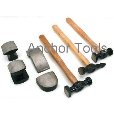   CAR BODY REPAIR PANEL BEATING TOOL KIT ( Sheet Metal Hammers Dolly