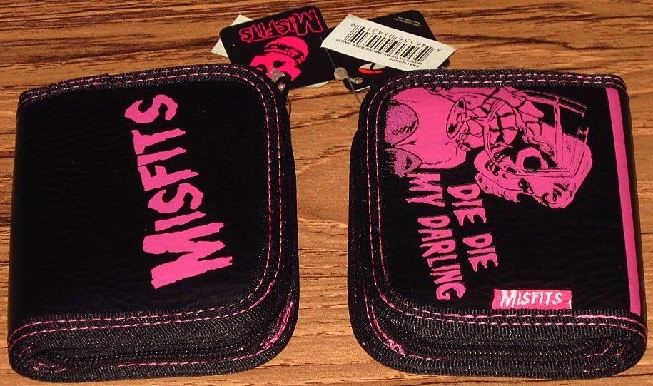 THE MISFITS Womens Mini WALLET Die Die My Darling Licensed NEW